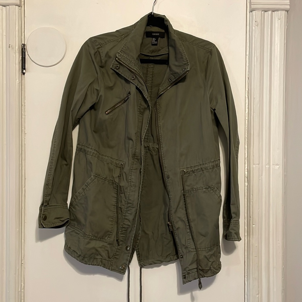 Forever21 Army Green Fall Jacket